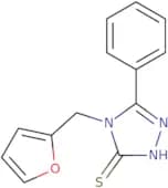 4-(Furan-2-ylmethyl)-5-phenyl-4H-1,2,4-triazole-3-thiol