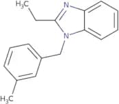 2-Ethyl-1-[(3-methylphenyl)methyl]-1H-1,3-benzodiazole
