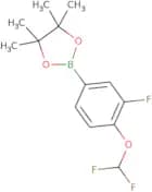 2-[4-(Difluoromethoxy)-3-fluorophenyl]-4,4,5,5-tetramethyl-1,3,2-dioxaborolane