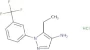 5-Ethyl-1-[3-(trifluoromethyl)phenyl]-1H-pyrazol-4-amine hydrochloride
