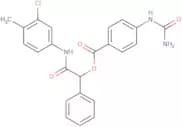 [(3-Chloro-4-methylphenyl)carbamoyl](phenyl)methyl 4-(carbamoylamino)benzoate