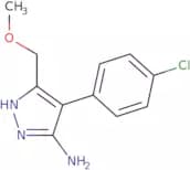4-(4-Chlorophenyl)-5-(methoxymethyl)-2,3-dihydro-1H-pyrazol-3-imine