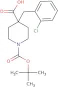 1-[(tert-Butoxy)carbonyl]-4-[(2-chlorophenyl)methyl]piperidine-4-carboxylic acid