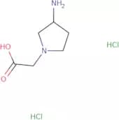 2-(3-Aminopyrrolidin-1-yl)acetic acid dihydrochloride