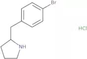 2-[(4-bromophenyl)methyl]pyrrolidine hydrochloride