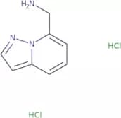 1-{Pyrazolo[1,5-a]pyridin-7-yl}methanamine dihydrochloride