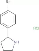 2-(4-bromophenyl)pyrrolidine hcl