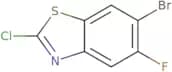 6-Bromo-2-chloro-5-fluoro-1,3-benzothiazole