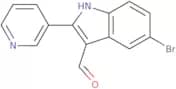 5-Bromo-2-(pyridin-3-yl)-1H-indole-3-carbaldehyde