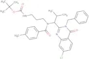tert-Butyl N-[3-[[(1R)-1-(3-benzyl-7-chloro-4-oxoquinazolin-2-yl)-2-methylpropyl]-(4-methylbenzoyl…