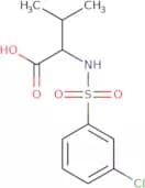 (2S)-2-(3-Chlorobenzenesulfonamido)-3-methylbutanoic acid