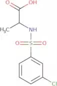 (2S)-2-(3-Chlorobenzenesulfonamido)propanoic acid