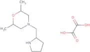 (2R,6S)-2,6-Dimethyl-4-(pyrrolidin-2-ylmethyl)morpholine oxalate
