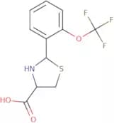 (4R)-2-[2-(Trifluoromethoxy)phenyl]-1,3-thiazolidine-4-carboxylic acid