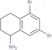 (R)-5,7-Dibromo-1,2,3,4-tetrahydronaphthalen-1-amine