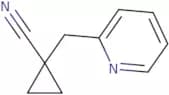 1-[(Pyridin-2-yl)methyl]cyclopropane-1-carbonitrile