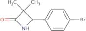 4-(4-Bromophenyl)-3,3-dimethylazetidin-2-one