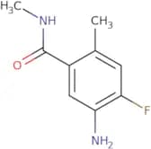 5-Amino-4-fluoro-N,2-dimethylbenzamide