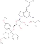 2-Amino-5'-O-(dimethoxytrityl)-N6-(dimethylaminomethylidene)-N2-(isobutyryl)-2'-O-methyladenosine