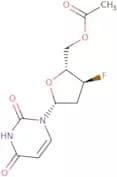 5'-O-Acetyl-2',3'-dideoxy-3'-fluoro-a-uridine