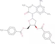 4-Amino-2,6-dimethyl-8-(2'-deoxy-3',5'-di-O-toluoyl-a-D-ribofuranosyl)-7-pteridone