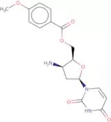 3'-Amino-5'-O-p-anisoyl-2',3'-dideoxyuridine