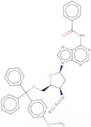 3'-Azido-N6-benzoyl-5'-O-MMT-2',3'-dideoxyadenosine