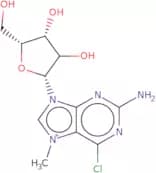 2-Amino-6-chloro-7-methyl-9-(b-D-ribofuranosyl)purine