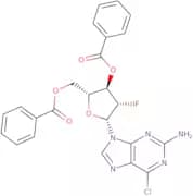 2-Amino-6-chloro-9-(2-deoxy-3,5-di-O-benzoyl-2-fluoro-b-D-arabinofuranosyl)purine