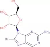 2-Amino-8-bromo-9-(b-D-ribofuranosyl)purine
