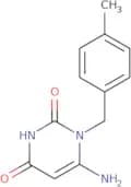 6-Amino-1-[(4-methylphenyl)methyl]-1,2,3,4-tetrahydropyrimidine-2,4-dione