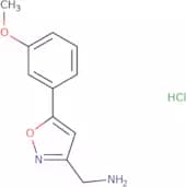 {[5-(3-Methoxyphenyl)-3-isoxazolyl]methyl}amine hydrochloride