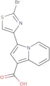 3-(2-Bromothiazol-4-yl)indolizine-1-carboxylic acid