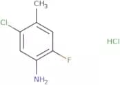 5-Chloro-2-fluoro-4-methylaniline hydrochloride