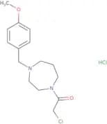2-Chloro-1-{4-[(4-methoxyphenyl)methyl]-1,4-diazepan-1-yl}ethan-1-one hydrochloride