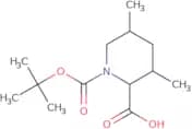 1-[(tert-Butoxy)carbonyl]-3,5-dimethylpiperidine-2-carboxylic acid