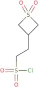 2-(1,1-Dioxo-1λ⁶-thietan-3-yl)ethane-1-sulfonyl chloride