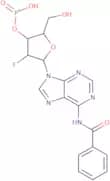 N-Benzoyl-2'-deoxy-2'-fluoroadenosine, 3'-(hydrogen phosphonate)