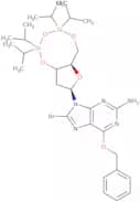 O6-Benzyl-8-bromo-3',5'-O(1,1,3,3-tetrakis(isopropyl)-1,3-disiloxanediyl)2'-deoxyguanine