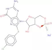8-(4-Chlorophenylthio)guanosine 3',5'-cyclic monophosphothioate Sp-isomer sodium salt