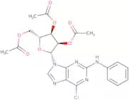 6-Chloro-N-phenyl-9-(2,3,5-tri-O-acetyl-b-D-ribofuranosyl)-9H-purin-2-amine