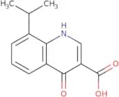 4-Hydroxy-8-(propan-2-yl)quinoline-3-carboxylic acid