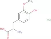 (2S)-2-Amino-3-(4-hydroxy-3-methoxyphenyl)propanoic acid hydrochloride