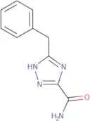 5-Benzyl-1H-1,2,4-triazole-3-carboxamide
