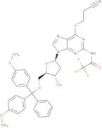 5'-O-DMT-S6-cyanoethyl-N2-TFA-2'-deoxyguanosine