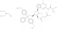 9-(2'-Deoxy-5'-O-DMT-2'-fluoro-b-D-arabinofuranosyl)-N2-isobutyrylguanine 3'-O-succinate triethyla…