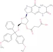 2'-Deoxy-5'-O-DMT-N2-isobutyrylguanosine 3'-O-succinate
