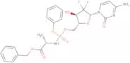 N-(2'-Deoxy- 2', 2'- difluorocytidine 5'-P- phenyl phosphate) L- alanine benzyl ester