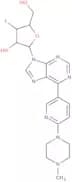 9-(3'-Deoxy-3'-fluoro-b-D-ribofuranosyl)-6-[6-(4-methylpiperazinyl)pyridin-3-yl]purine