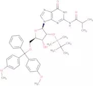 2'-O-(tert-Butyldimethylsilyl)-5'-O-DMT-N2-isobutyryl-guanosine